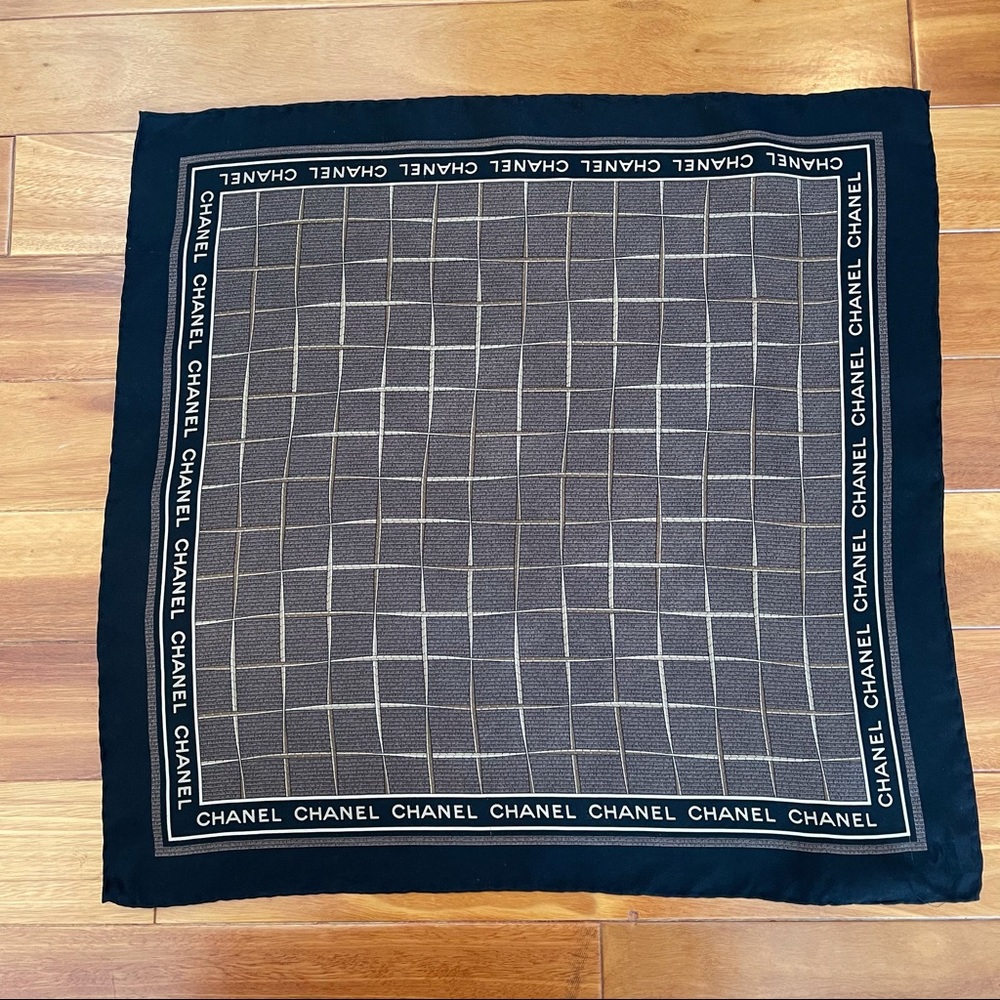 Chanel silk scarf